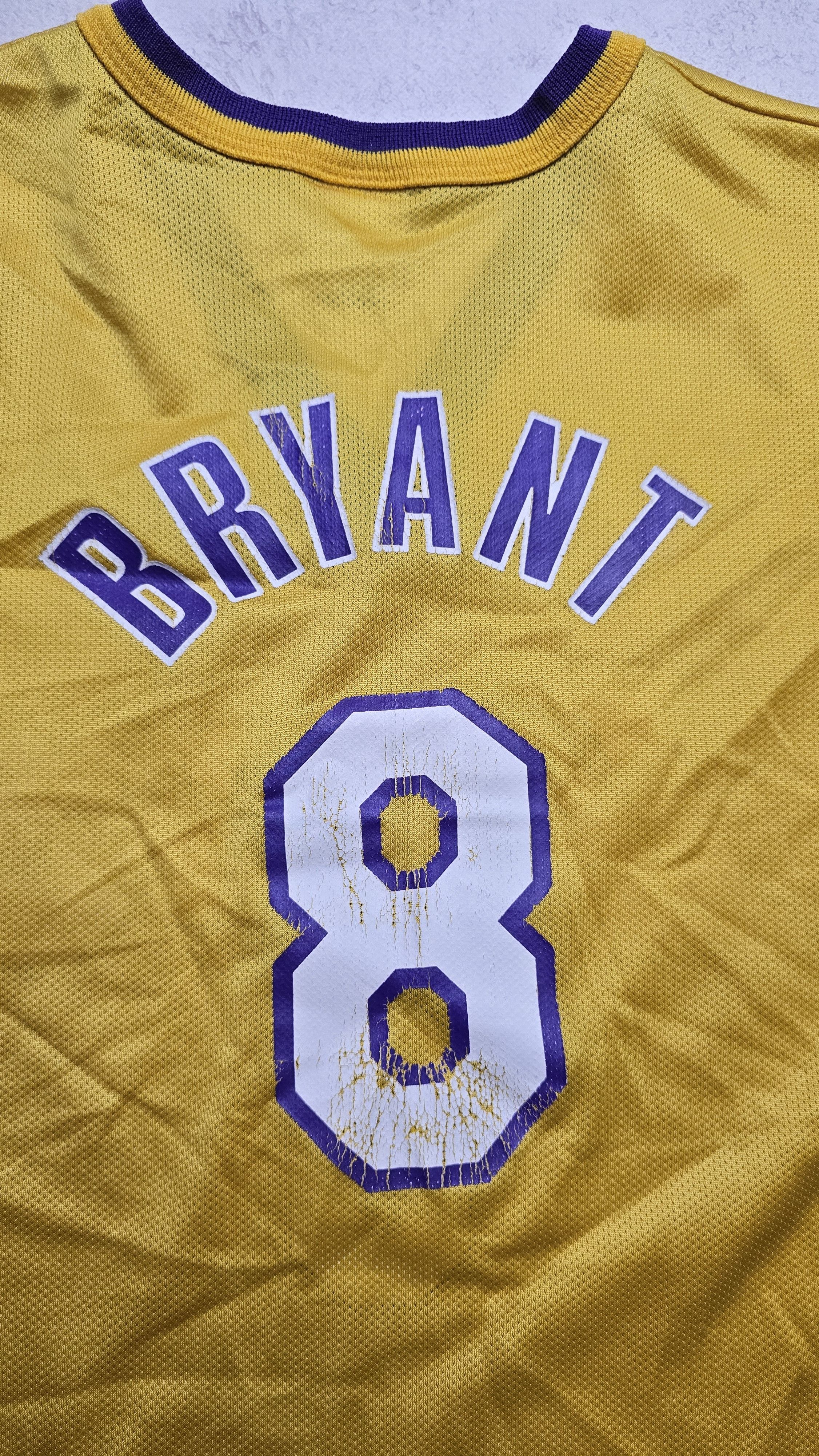 Champion Vintage LA Lakers Kobe Bryant #8 NBA Basketball Jersey Size US M / EU 48-50 / 2 - 4 Thumbnail