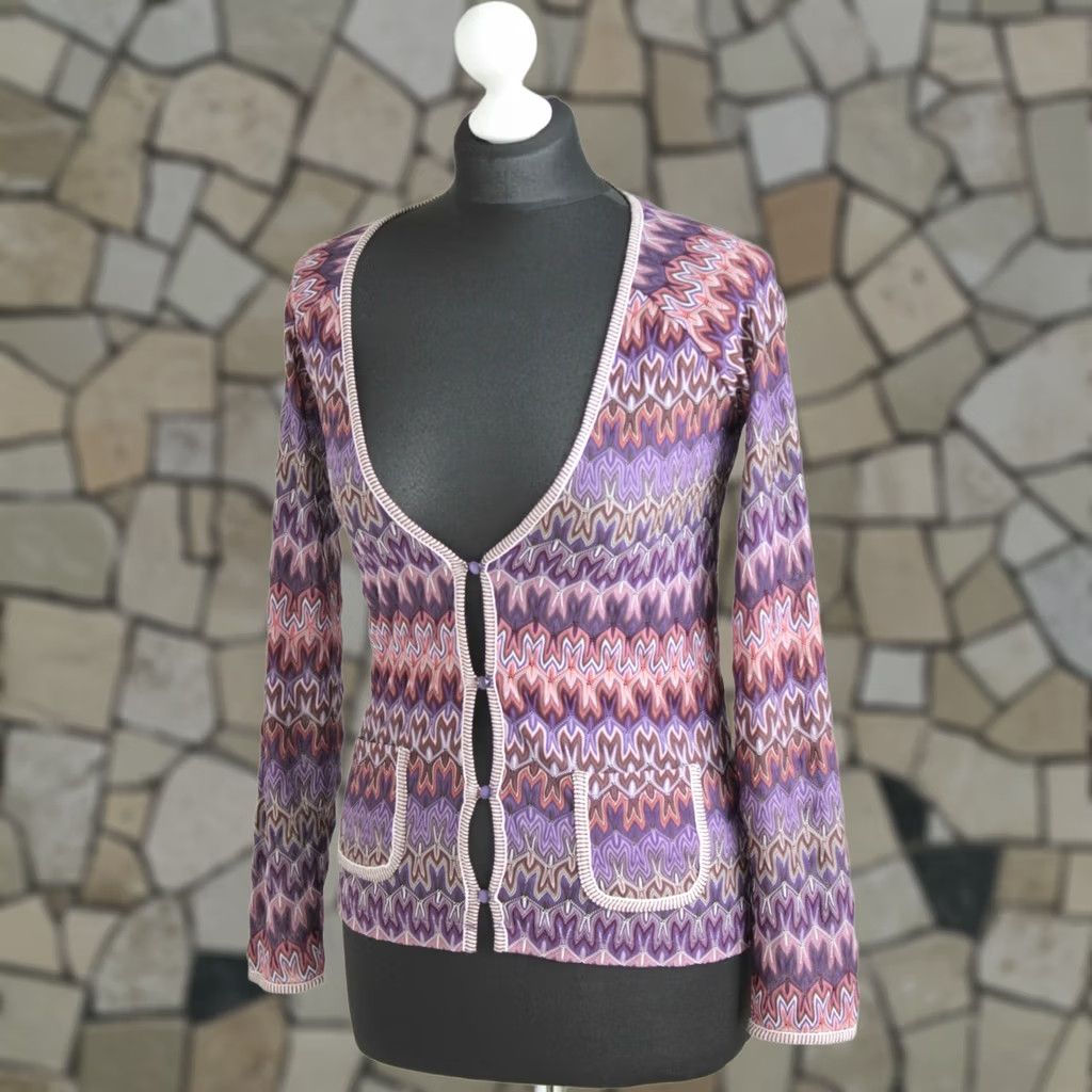 Missoni VINTAGE MISSONI LINDEX womens jumper cardigan XS Cardigan Jumper Womens XS Multicoloured Size XS / US 0-2 / IT 36-38 - 1 Thumbnail