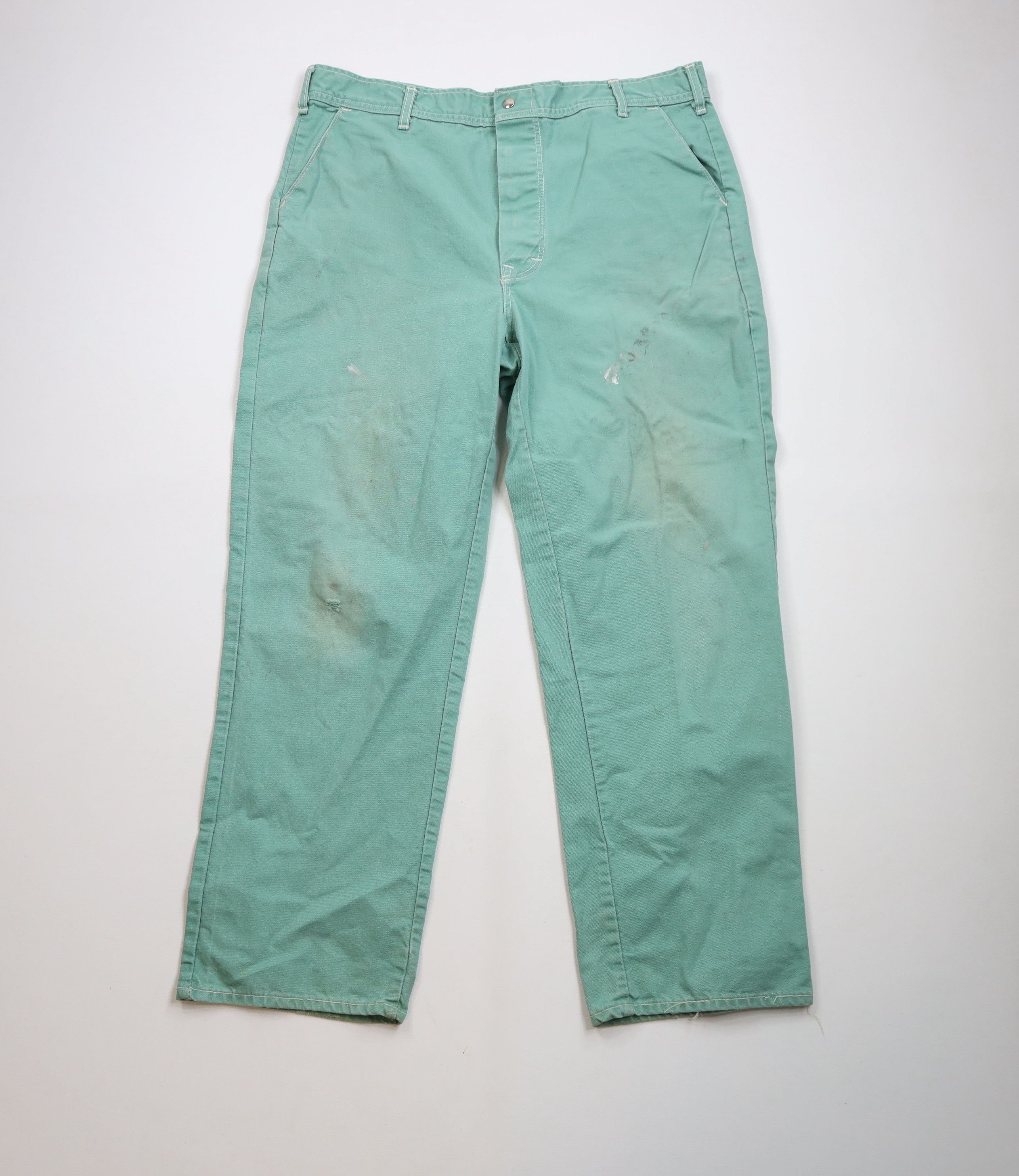 Vintage Vintage 90s Streetwear Button Fly Wide Leg Work Jeans USA Size US 40 / EU 56 - 1 Thumbnail
