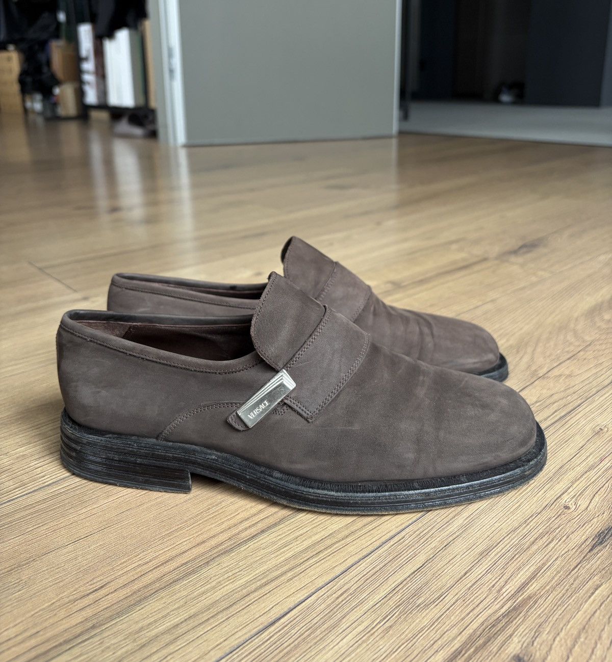 Versace Gianni Versace Vintage Nubuck Loafers Size US 6.5 / EU 39-40 - 5 Thumbnail