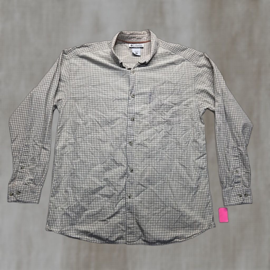 Vintage Columbia Plaid Button-Up Long Sleeve Shirt Adult Men's XL Red Casual Outdoor Size US XL / EU 56 / 4 - 1 Thumbnail