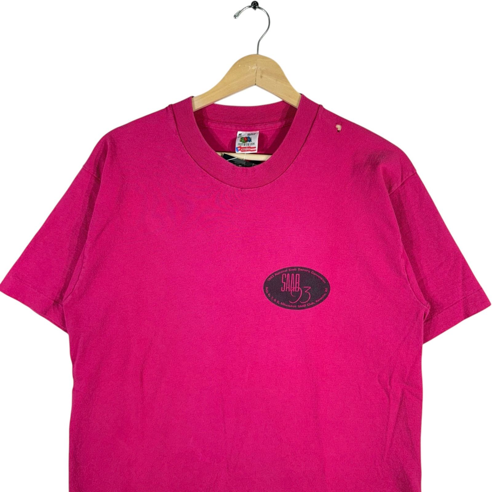 Fruit Of The Loom Vintage SAAB National Owners Convention Tee 1993 M Size US M / EU 48-50 / 2 - 2 Thumbnail