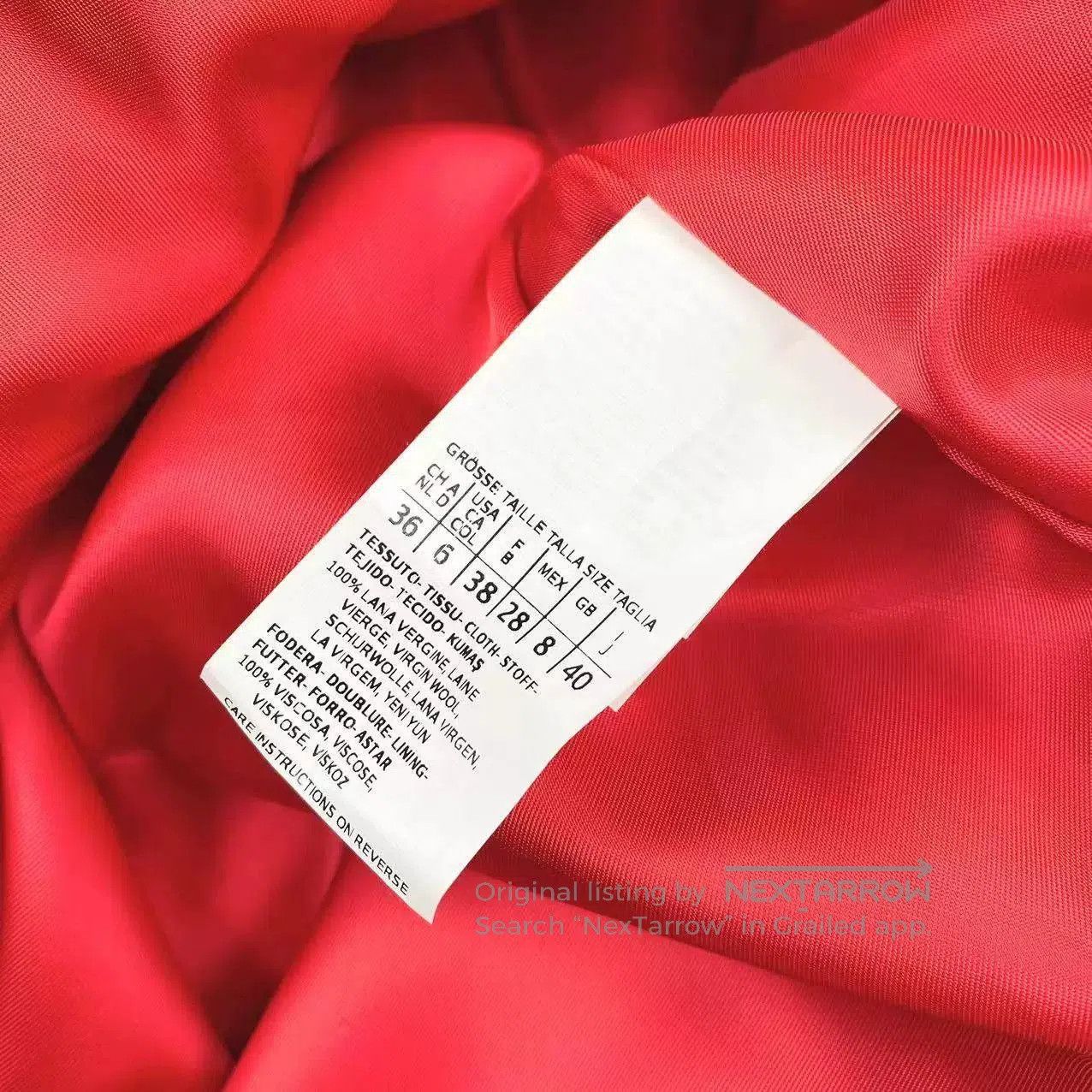 Other Max Mara Red Wool Coat Size 40. Size US L / EU 52-54 / 3 - 4 Thumbnail