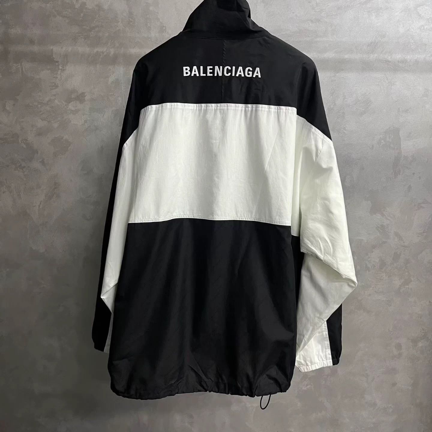 Balenciaga Balenciaga Black White Colorblock Sporty Sun Jacket Size US M / EU 48-50 / 2 - 2 Thumbnail