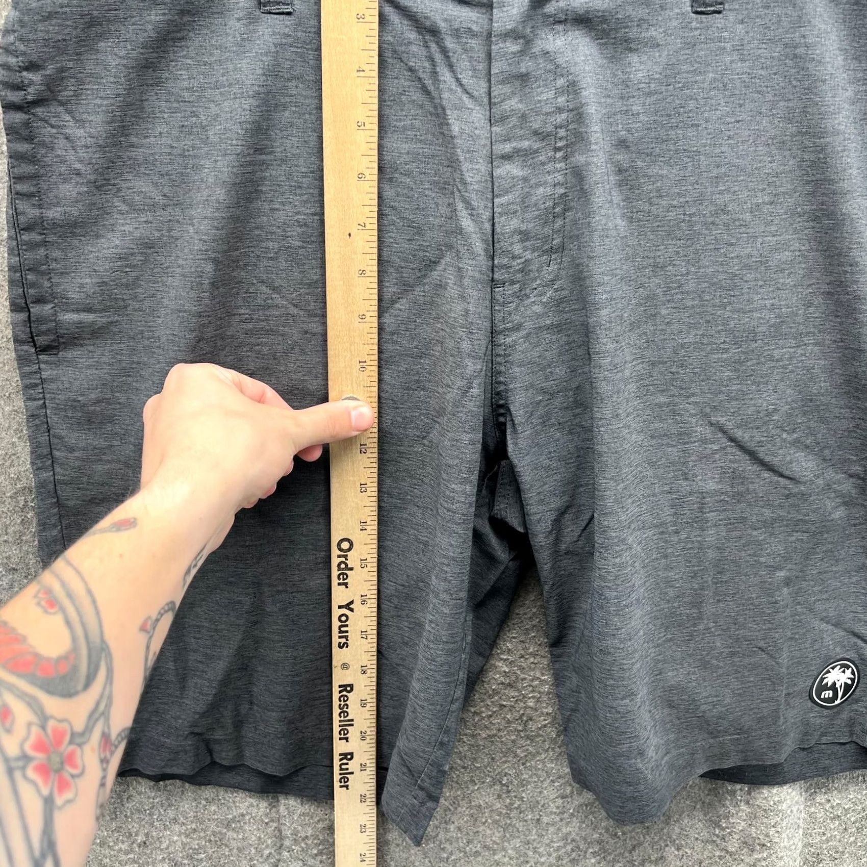 TravisMathew Travis Mathew Shorts Mens 38 Black Chino Flat Front Casual Travel Golf Golfer Boys Womens? Size US 38 / EU 54 - 7 Thumbnail