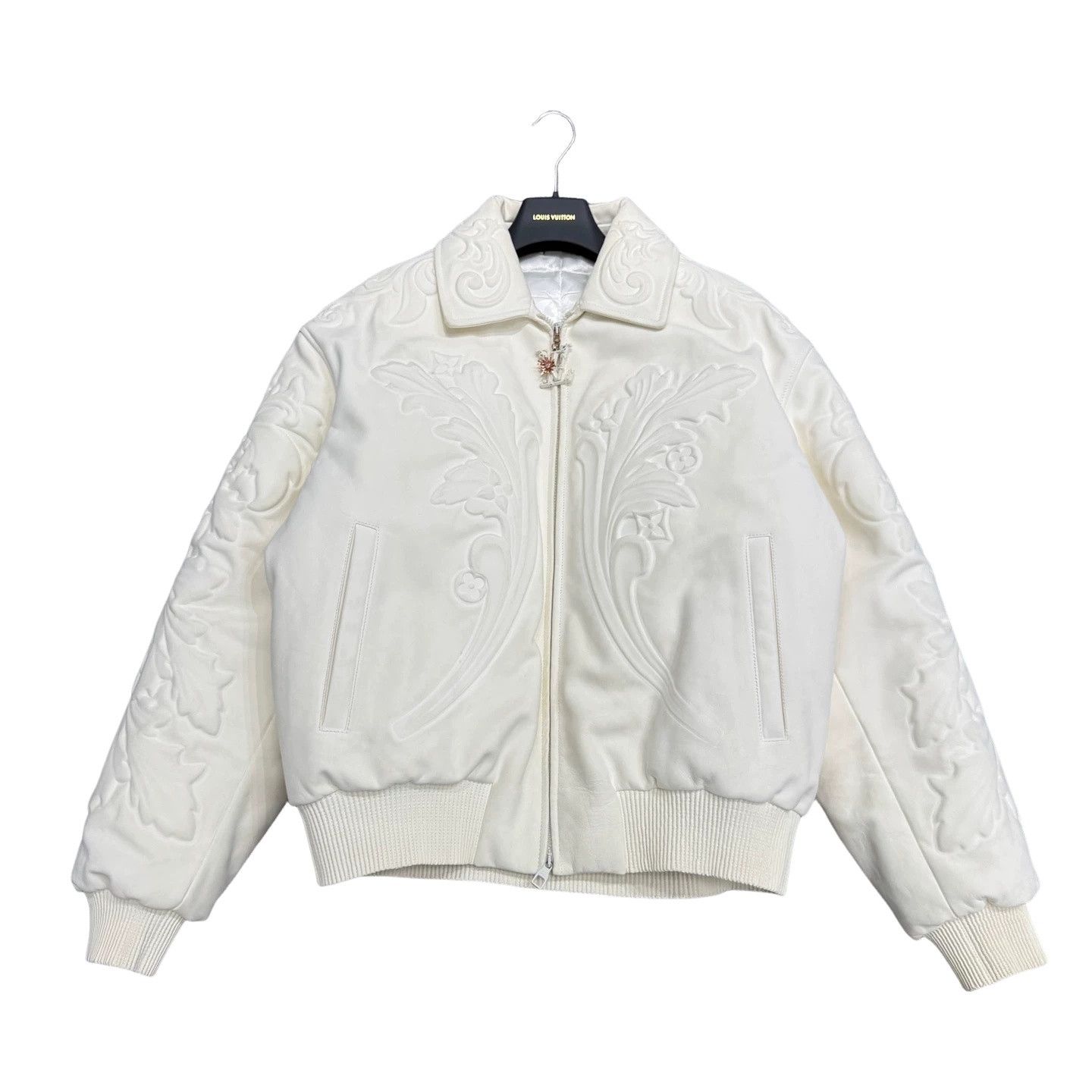 Louis Vuitton Louis Vuitton Embossed Calfskin Bomber Jacket Size 50 Size US M / EU 48-50 / 2 - 1 Thumbnail