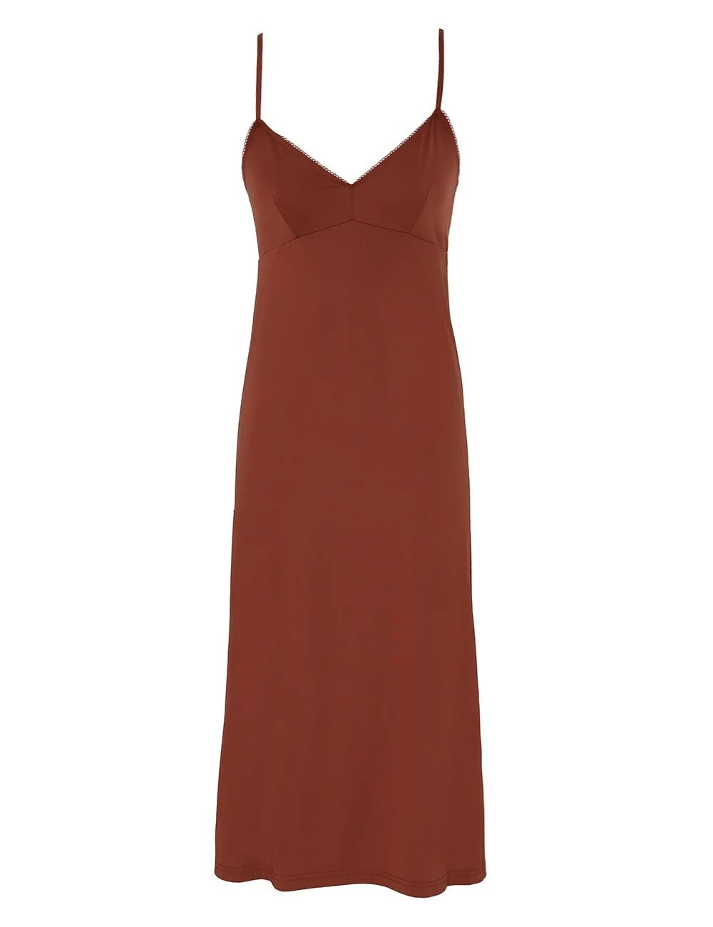 Zimmermann oc11z0226 Illuminate Gathered Maxi Dress In Rust Size L / US 10 / IT 46 - 7 Thumbnail