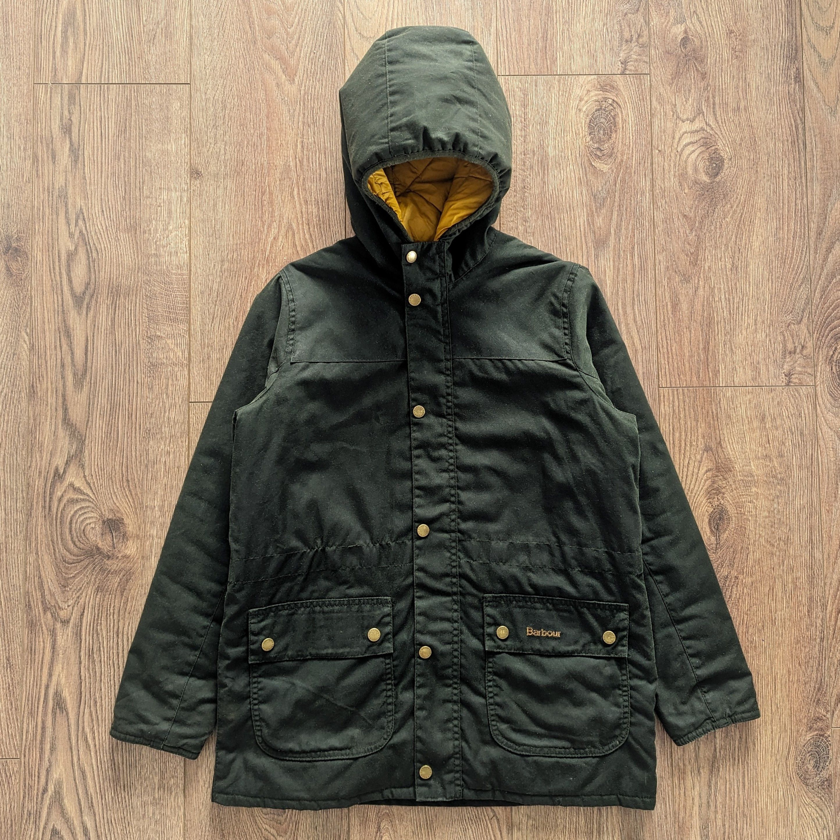 Barbour Waxed Barbour Boys Durham Wax Jacket Size XL Junior Waxed Cotton Grailed