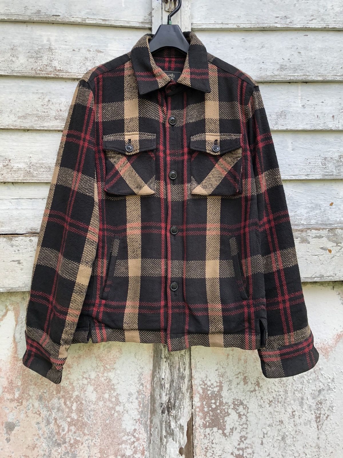 image of Beauty Beast x If Six Was Nine 291295: Homme Plaid Mackinaw Cruiser Jacket, Men's (Size Small)