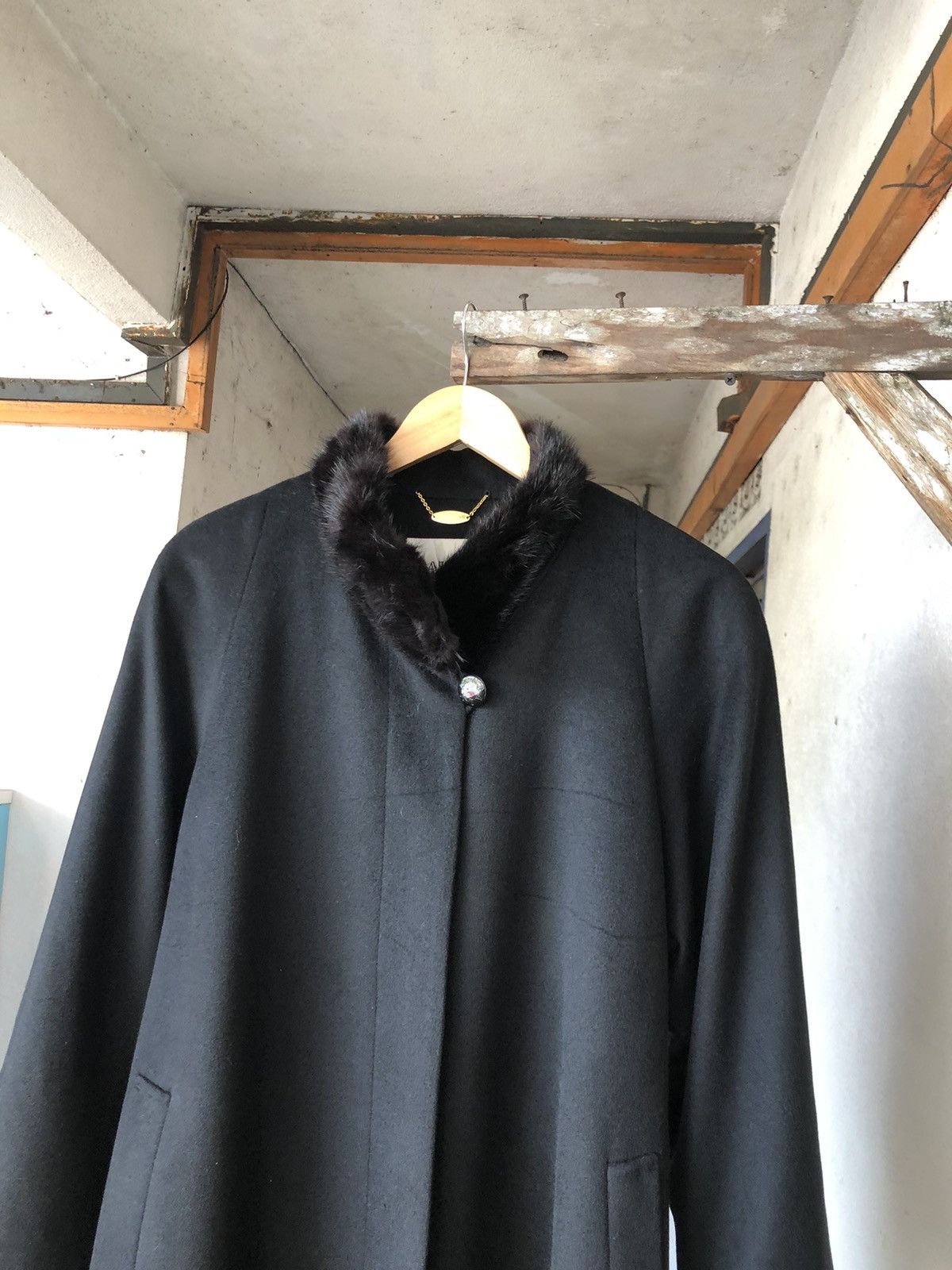 Balmain Authentic Balmain Paris Cashmere Distressed Long Coat Size L / US 10 / IT 46 - 7 Thumbnail