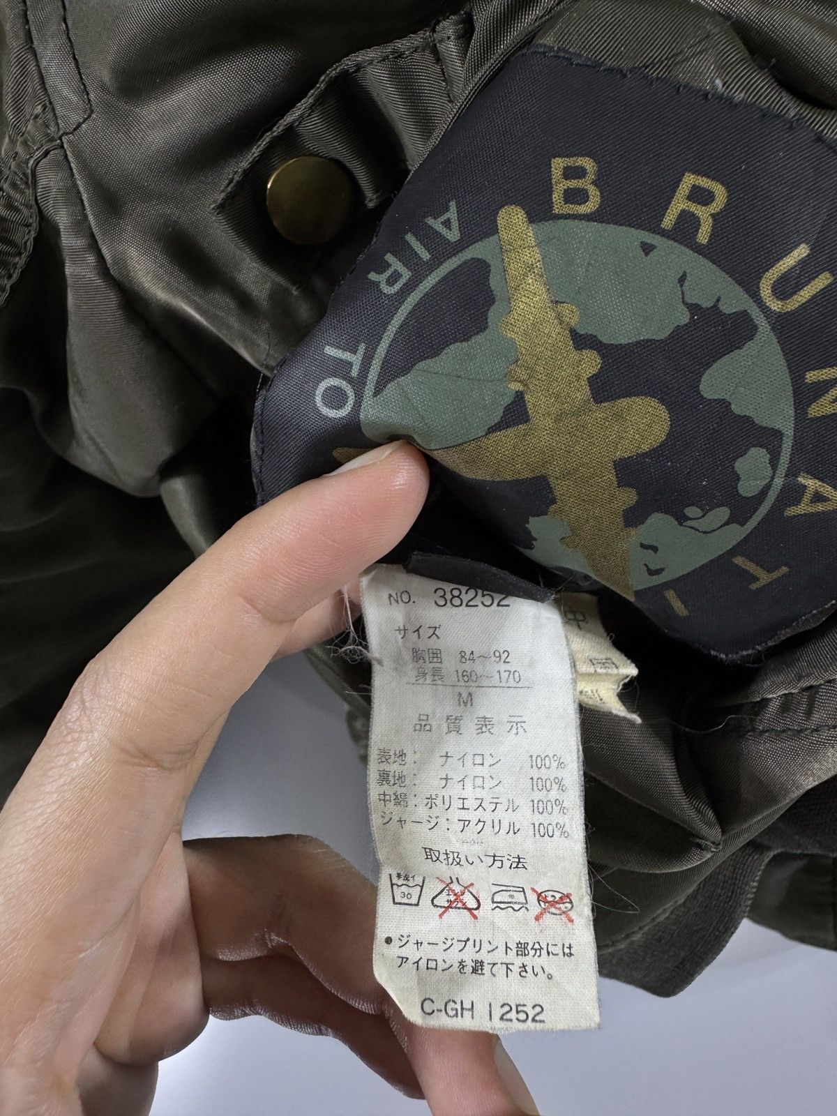 Surface To Air 🔥 VTG Military Brunati Air Force MA-1 BOMBER JACKET - M Size US L / EU 52-54 / 3 - 11 Thumbnail