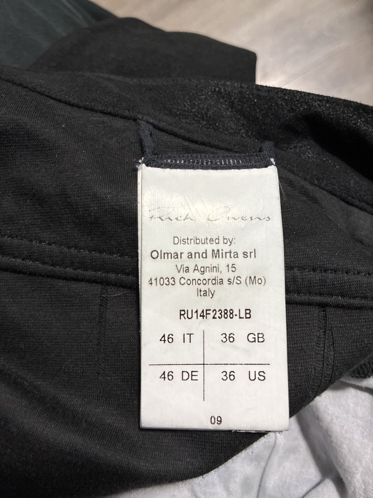 Rick Owens Olmar Lamb Leather Pants Size US 30 / EU 46 - 6 Thumbnail