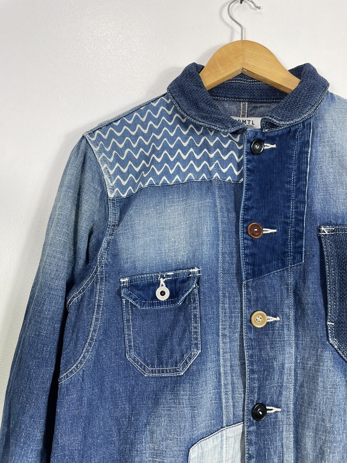 FDMTL × Japanese Brand FDMTL PATCHWORK COVERALL JACKET 2 YEAR WASH Size US M / EU 48-50 / 2 - 8 Thumbnail