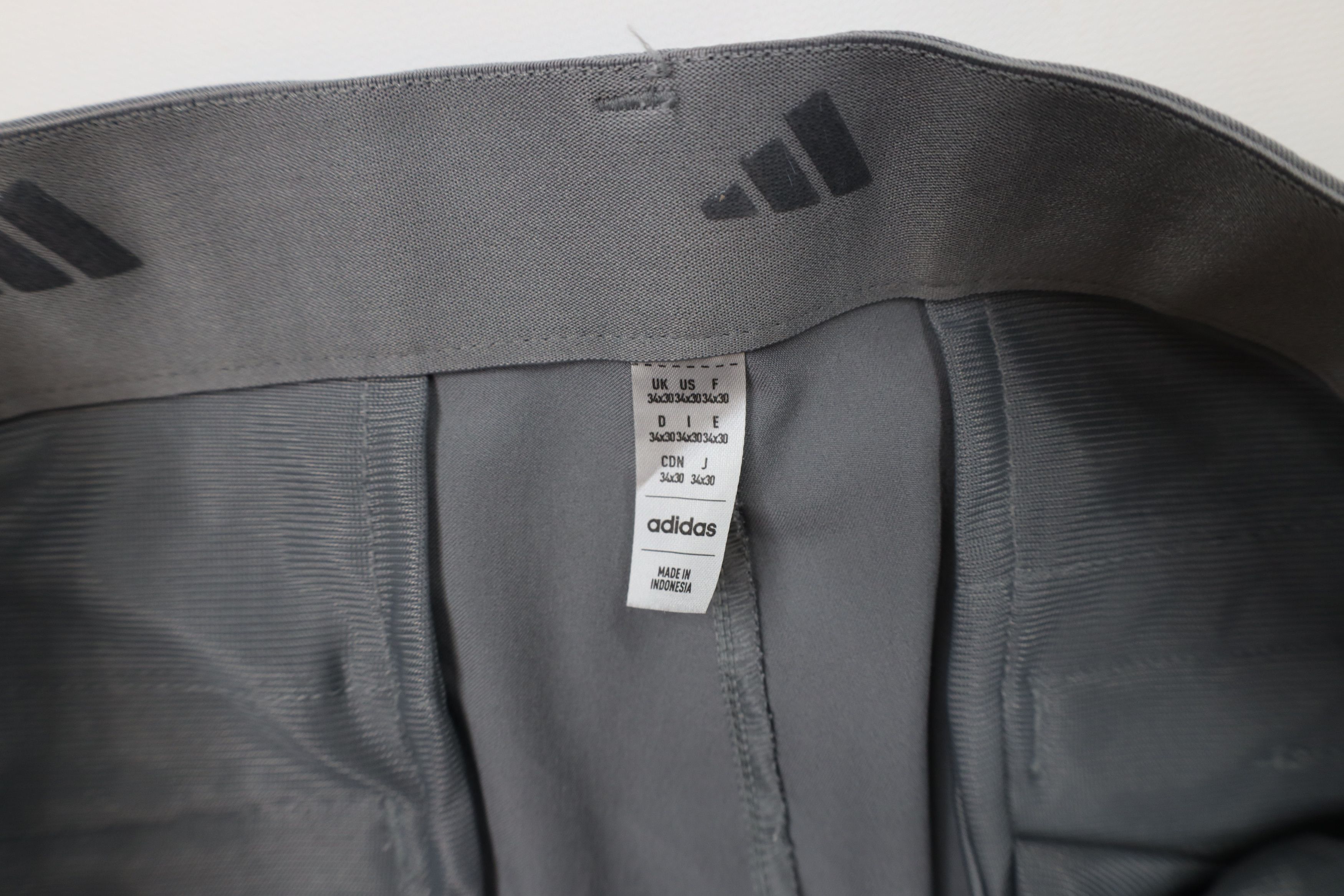 Adidas Adidas Golf Stretch Straight Leg Golfing Chino Pants Gray Size US 34 / EU 50 - 6 Thumbnail