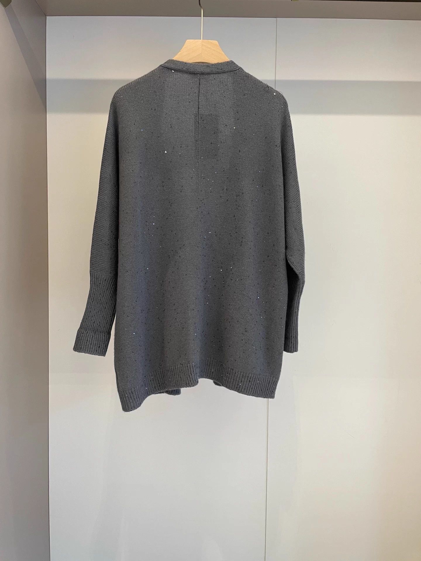 Brunello Cucinelli Brunello Cucinelli BC deep gray cashmere cardigan S/M Size S / US 4 / IT 40 - 2 Thumbnail