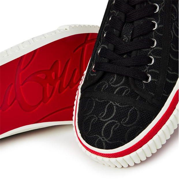 Christian Louboutin Pedro Logo-Jacquard Canvas Sneakers Size US 12 / EU 45 - 6 Thumbnail