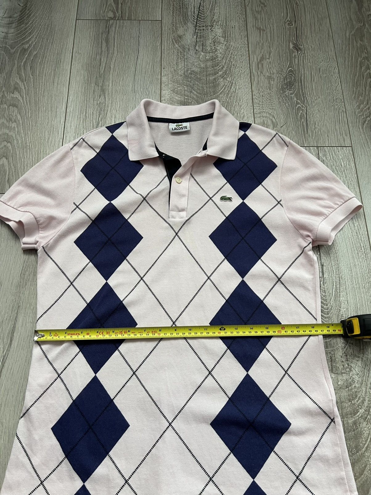 Lacoste Vintage Lacoste Polos Preppy Style 2000s Geometric Pattern Size M / US 6-8 / IT 42-44 - 12 Thumbnail