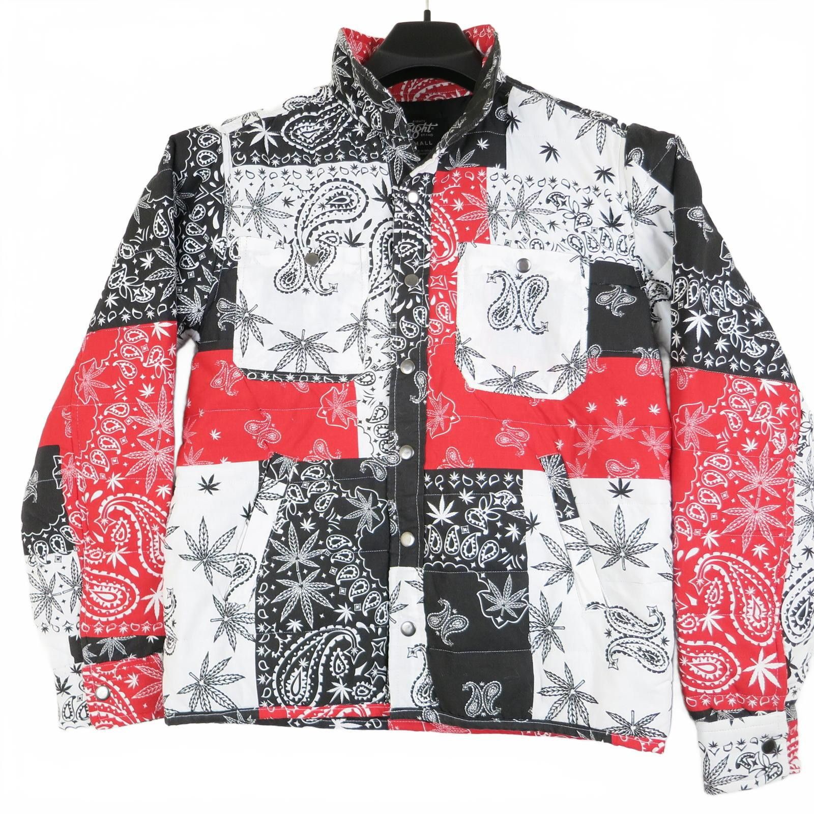 Eighty Eight Men's S Eighty Eight Patchwork Bandana Print Jacket Size US S / EU 44-46 / 1 - 1 Thumbnail