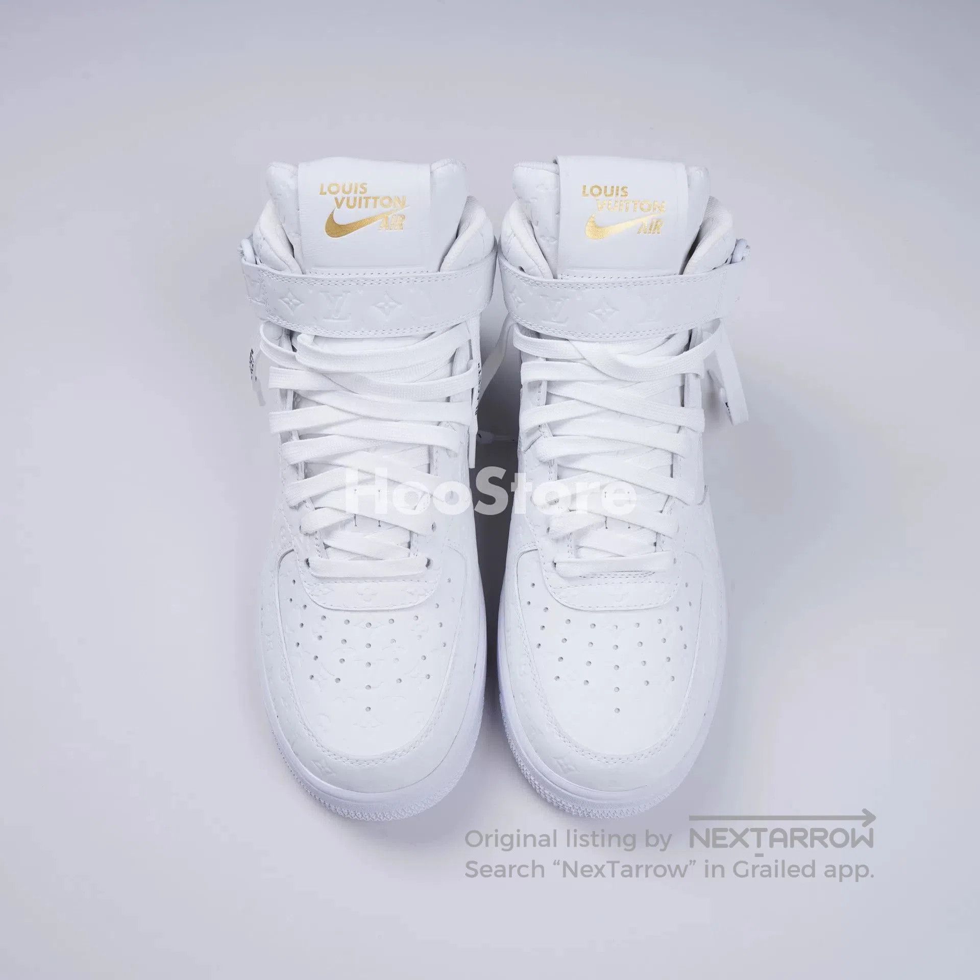 Louis Vuitton Louis Vuitton x Nike Air Force 1 Sneakers. Size US 9 / EU 42 - 3 Thumbnail