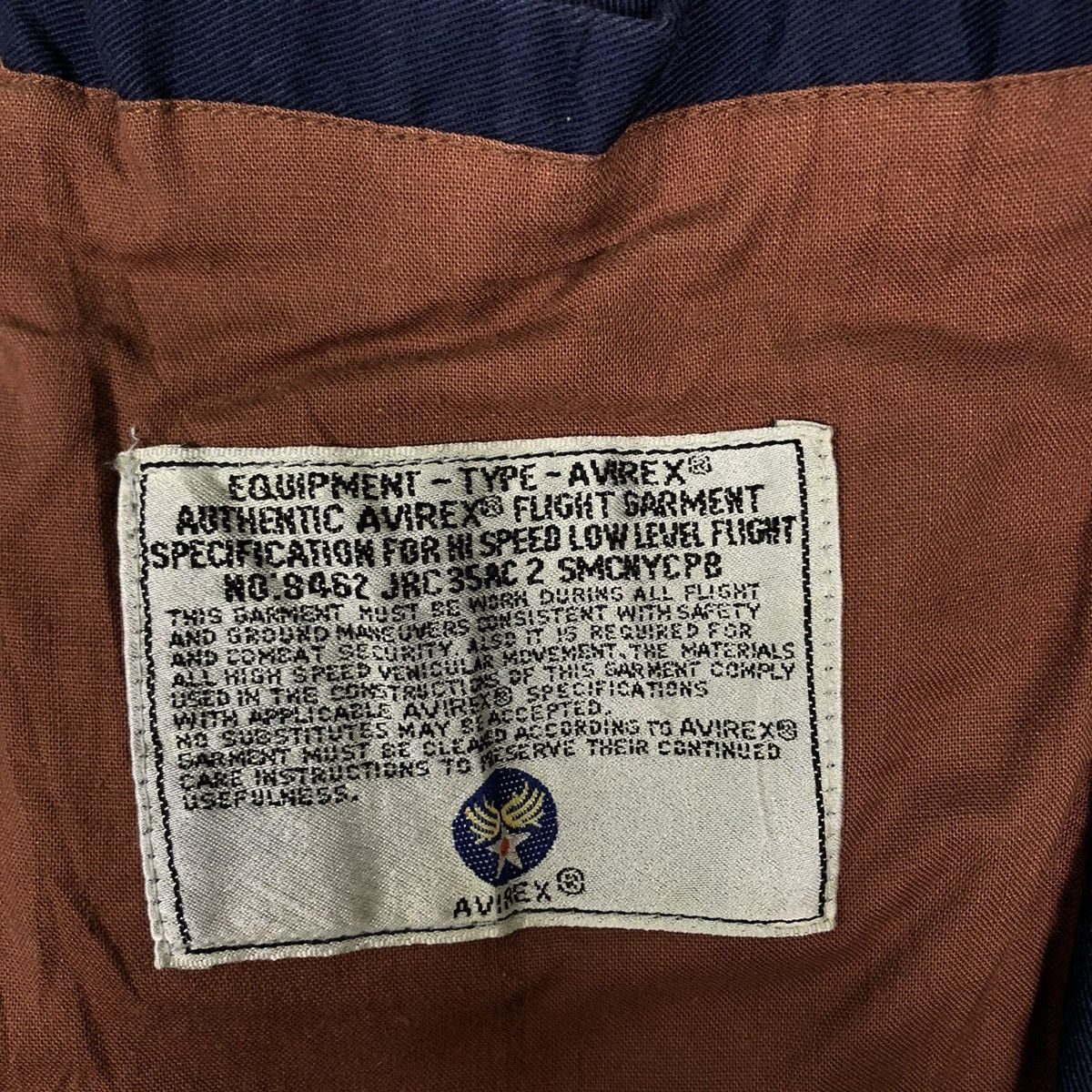 Avirex 🔥VTG 80’s BRIEFING TIME AVIREX BOMBER JACKET LEATHER COLLAR Size US M / EU 48-50 / 2 - 23 Thumbnail