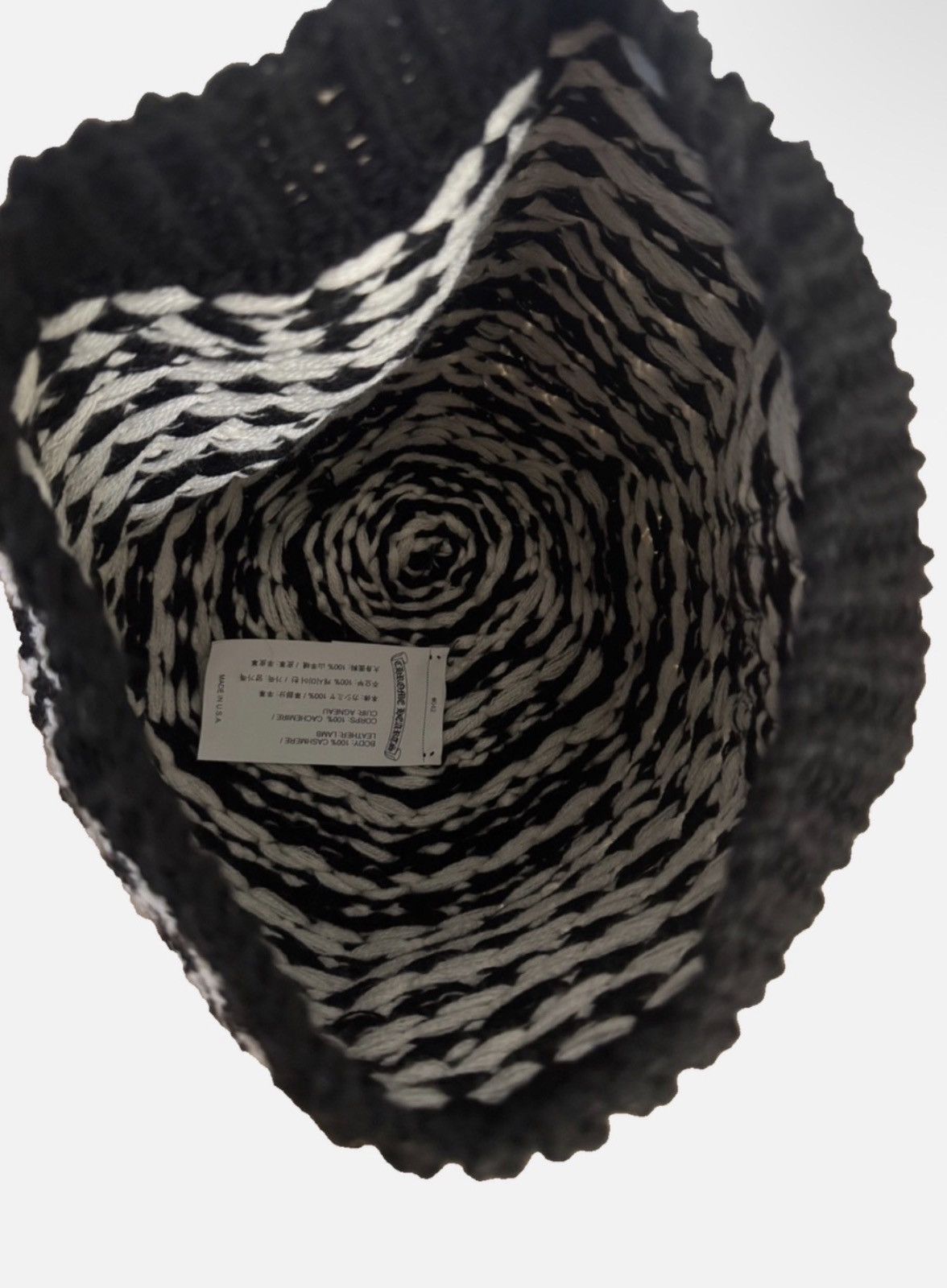 Chrome Hearts Chrome Hearts Houndstooth Beanie Cross Patch Size ONE SIZE - 8 Thumbnail