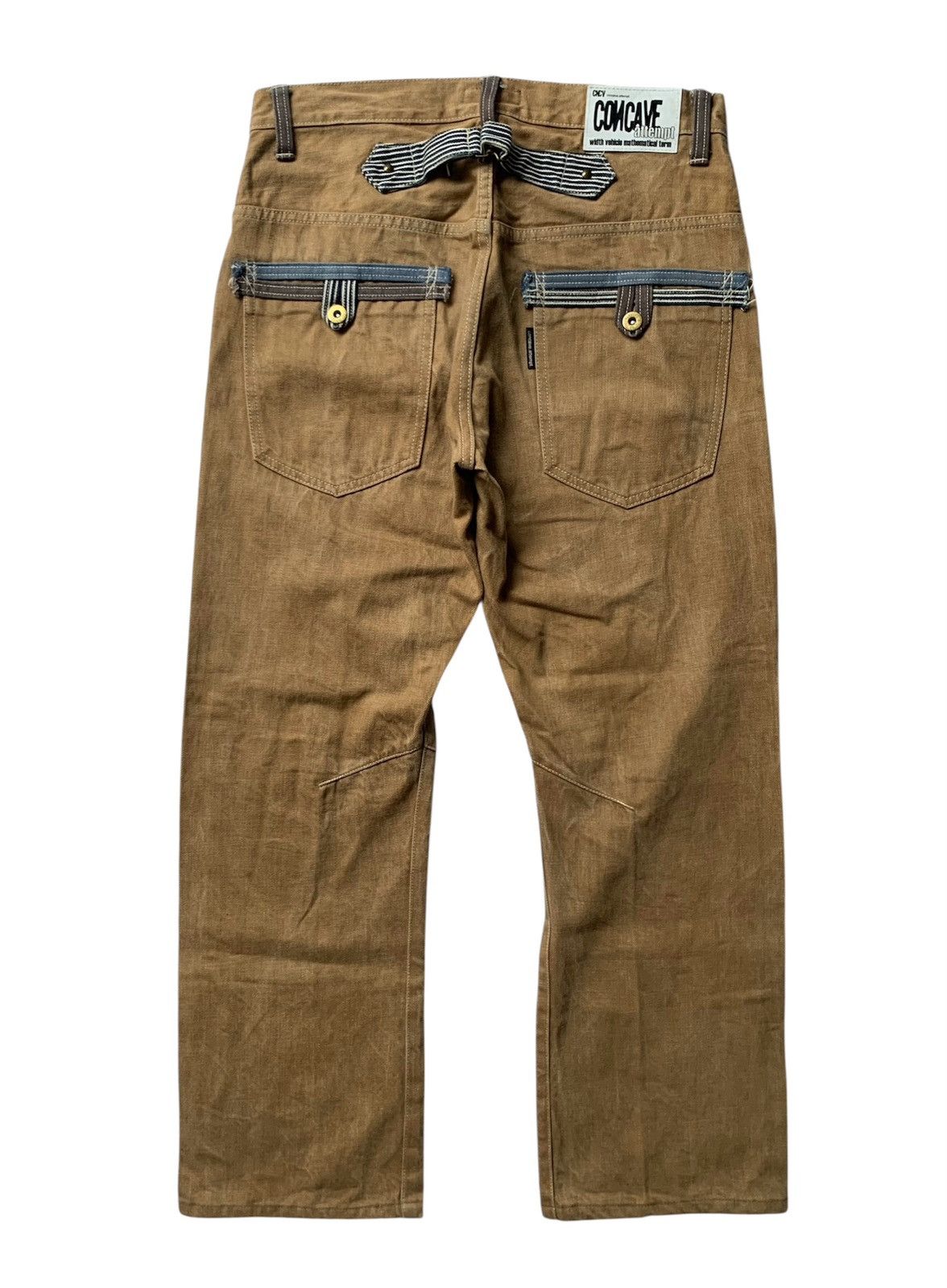 14th Addiction Vintage concave buckle back denim pants Size US 30 / EU 46 - 1 Thumbnail