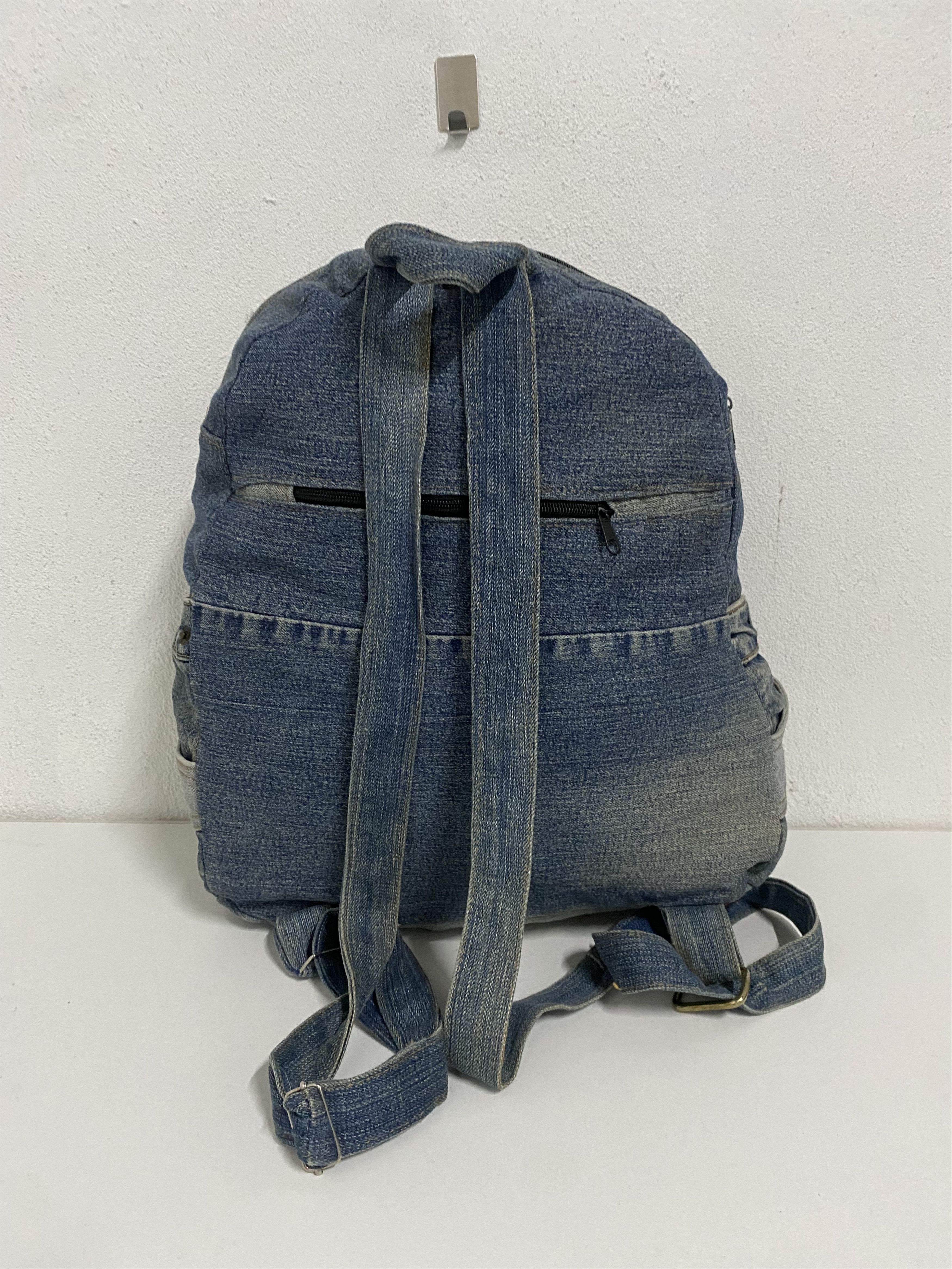 Handmade Custom Handmade Denim Backpack Size ONE SIZE - 4 Thumbnail
