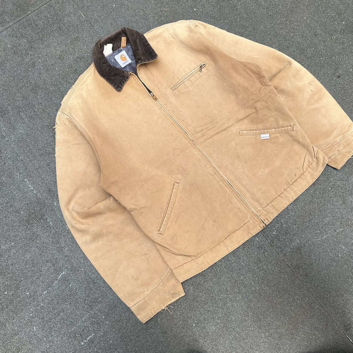 Carhartt × Vintage 💥Rare💥 80’s Vintage Carhartt Detroit Jacket BRN Size US M / EU 48-50 / 2 - 2 Thumbnail