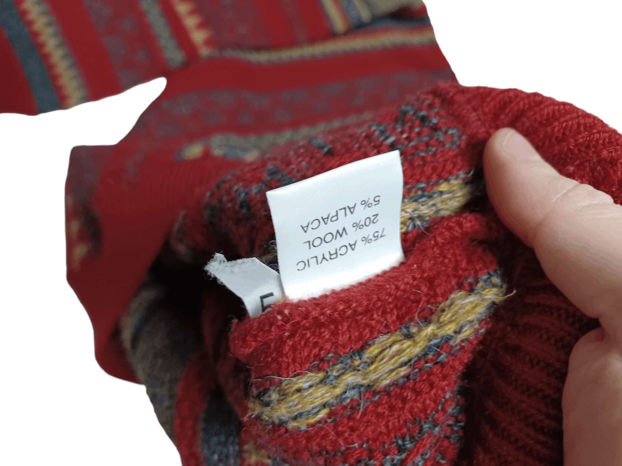 Other VINTAGE 90S FANTASTIC WOOL AND ALPACCA OVERSIZE SWEATER Size US L / EU 52-54 / 3 - 5 Thumbnail