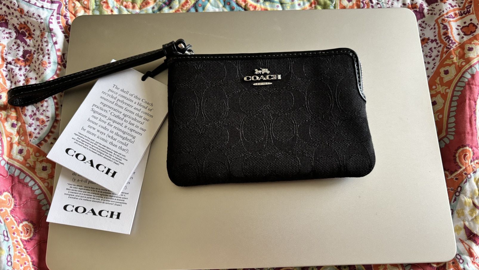 Coach brand new black coach wristlet Size ONE SIZE - 1 Thumbnail