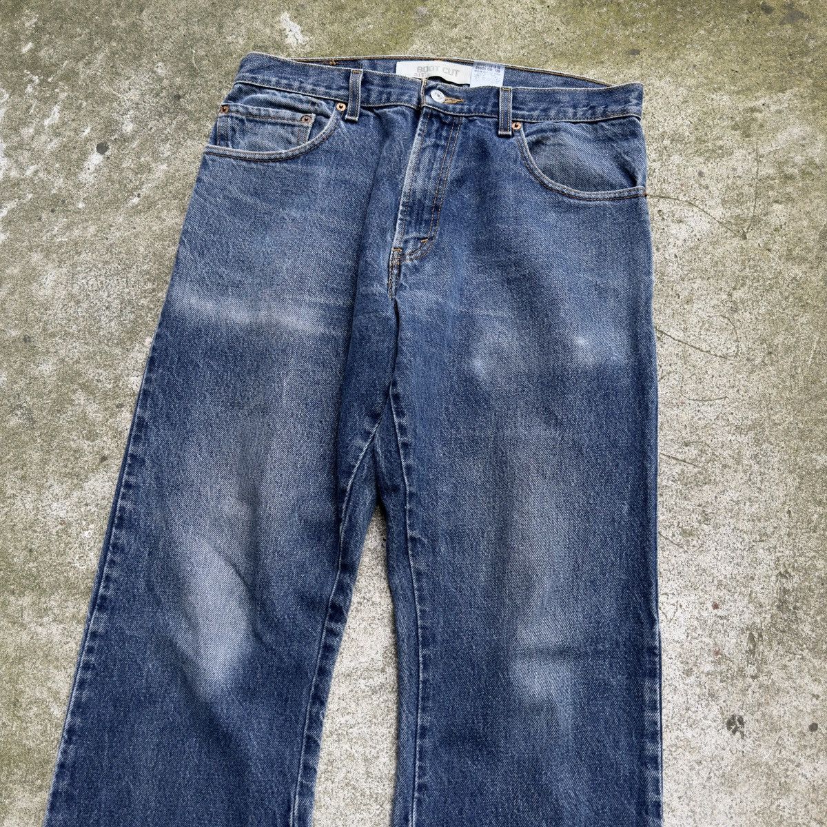 Vintage Levi's 517 Faded Bootcut Flare Jeans ERD Grunge Thrashed Size US 32 / EU 48 - 5 Thumbnail