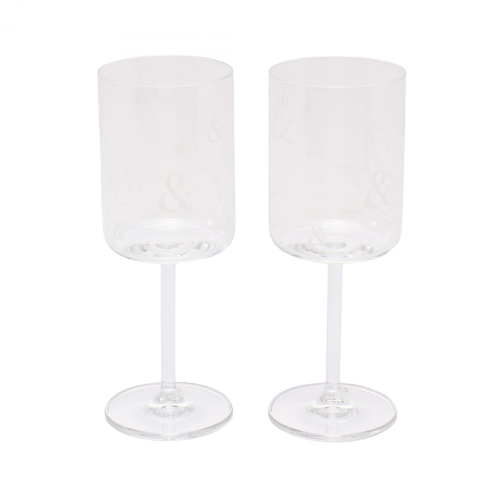 Tiffany & Co. Tiffany Co Ampersand Pair Wine Glass Clear Size ONE SIZE - 1 Thumbnail