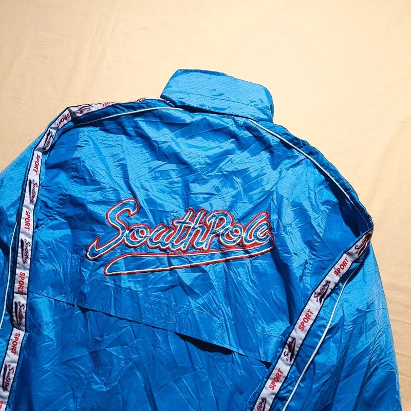 Southpole Vintage 90s Rare Southpole Blue Light Jacket Big Logo M Size US M / EU 48-50 / 2 - 2 Thumbnail