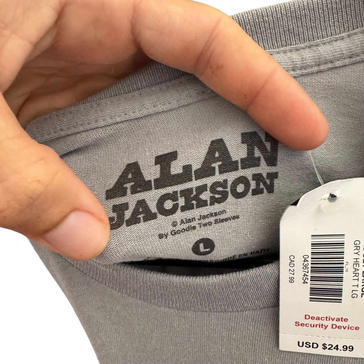 Band Tees Dead Stock Alan Jackson Gone country band tee Size US L / EU 52-54 / 3 - 4 Thumbnail