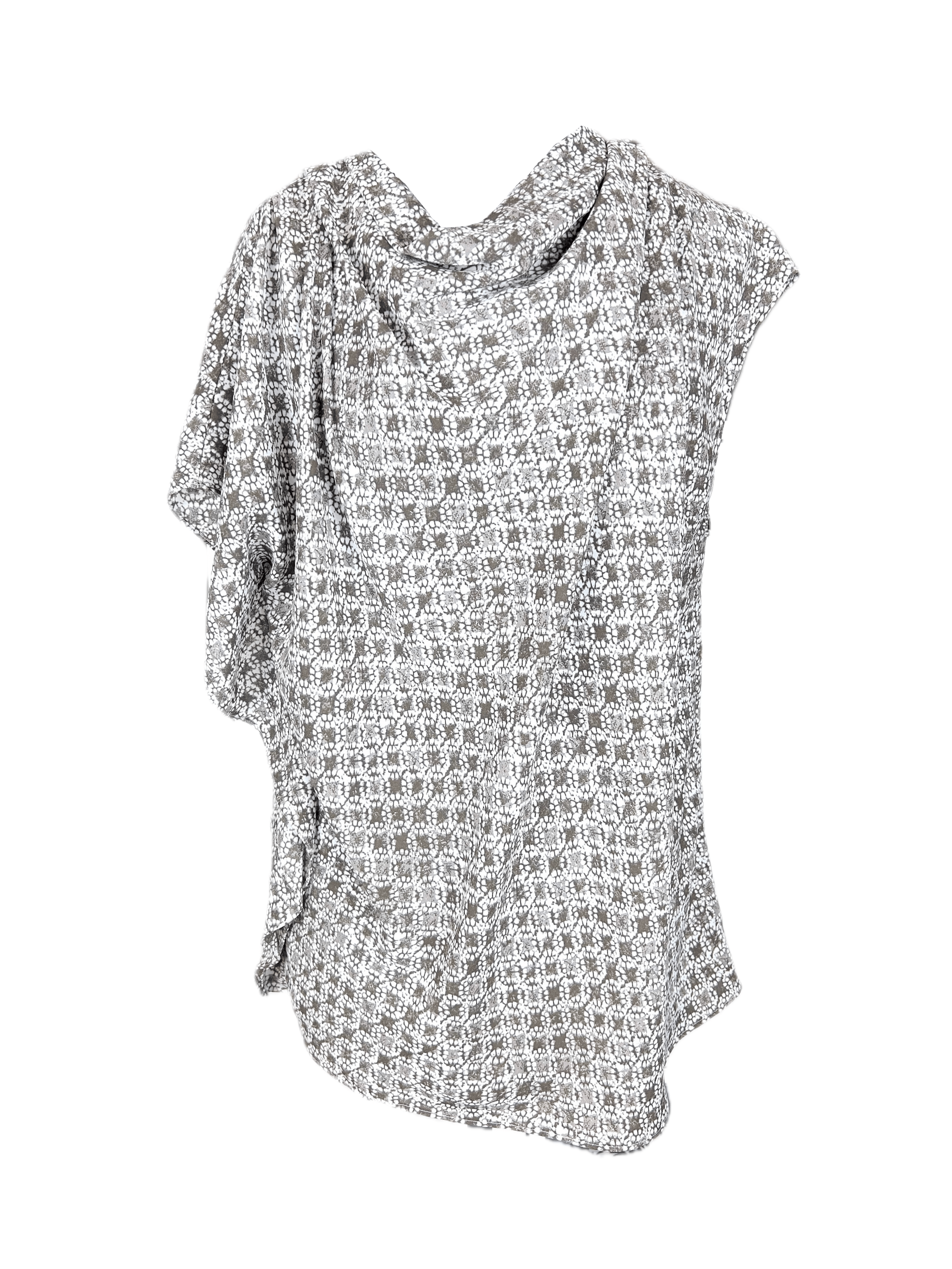 Halston Halston Draped Asymmetrical Blouse Size M / US 6-8 / IT 42-44 - 2 Thumbnail