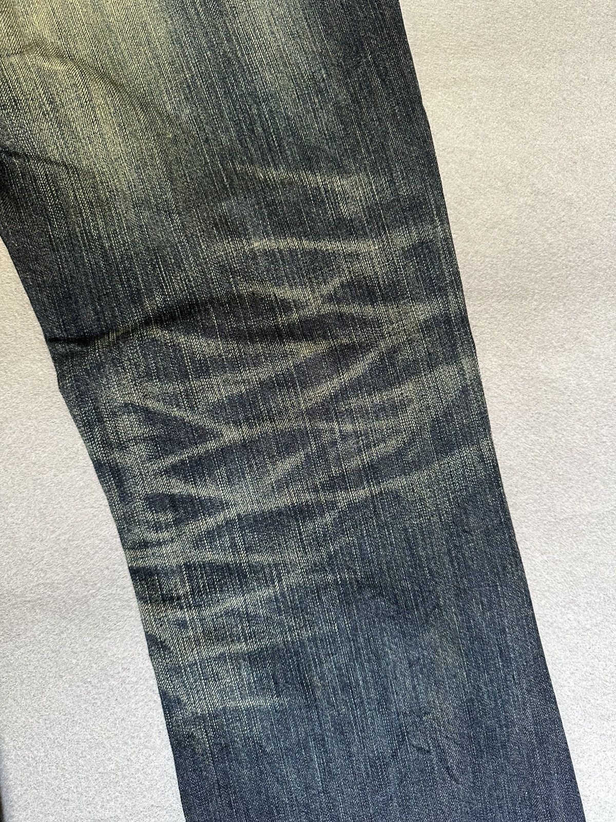 Japanese Brand FLARE Edwin Distressed Denim Size US 31 - 14 Thumbnail