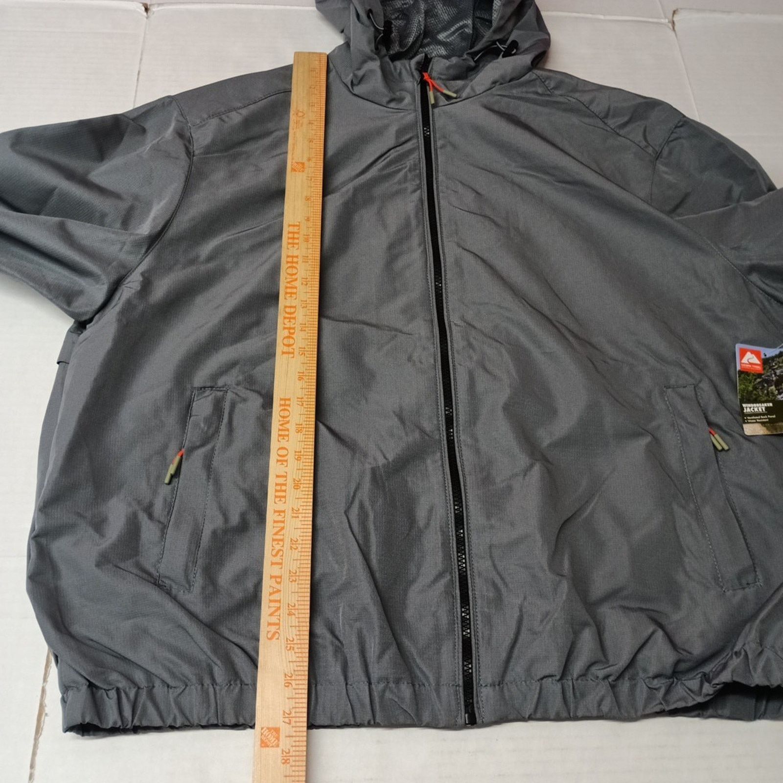 Other Ozark Trail Windbreaker Jacket Mens Size XL Gray Zip Pockets Size US XL / EU 56 / 4 - 7 Thumbnail