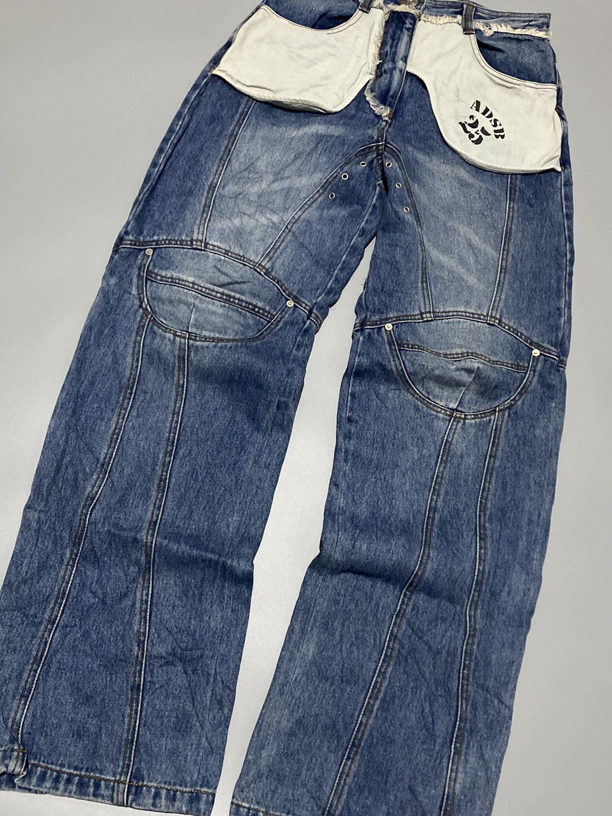 Andersson Bell Anderson Bell Blue Madison Contoured Jeans Size 28" / US 6 / IT 42 - 3 Thumbnail