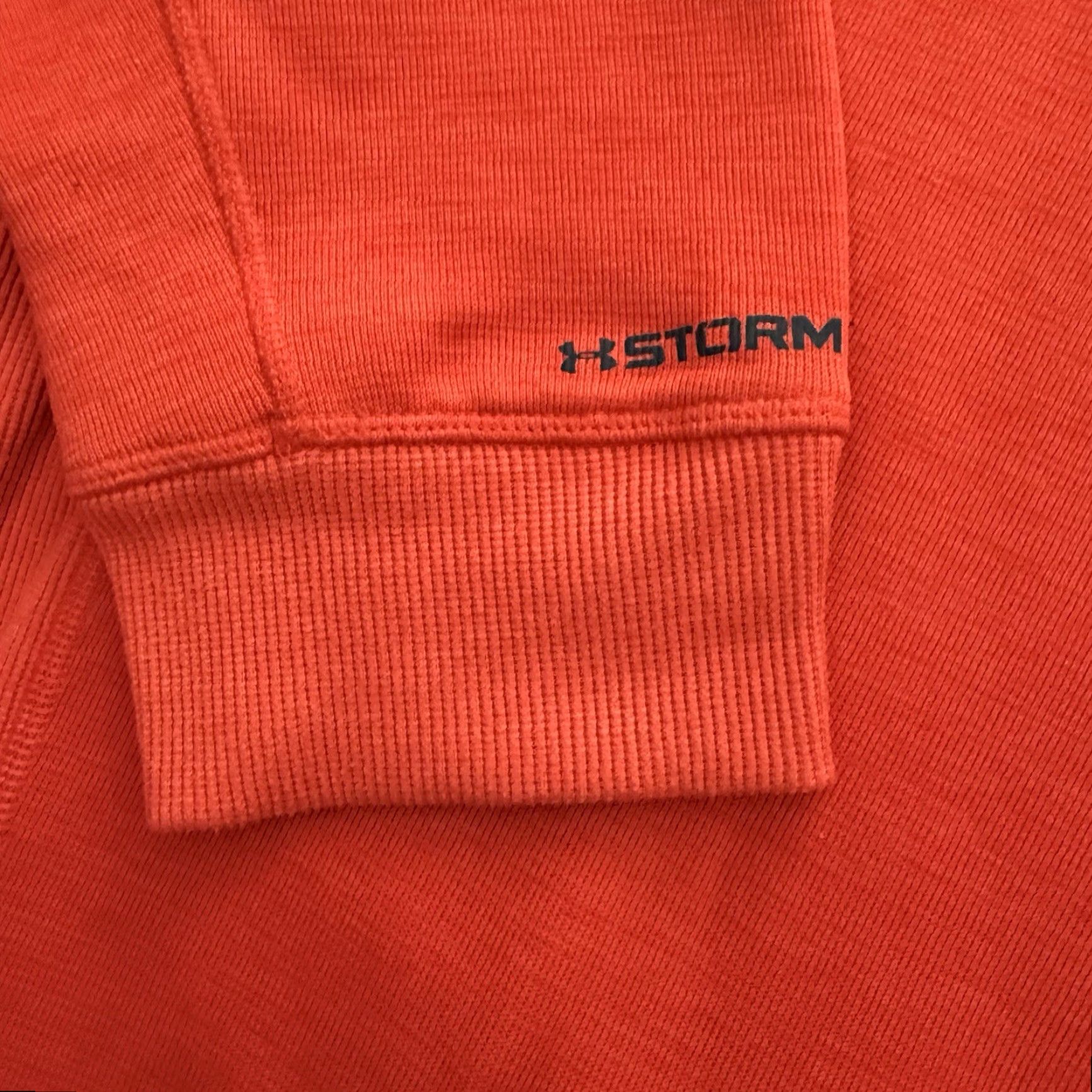 Under Armour Under Armour STORM Fleece Mens XL Loose 1/4 Zip Pullover Orange Top Activewear Long Sleeve Casual Sports Athleisure Mens XL Orange Size US XL / EU 56 / 4 - 4 Thumbnail