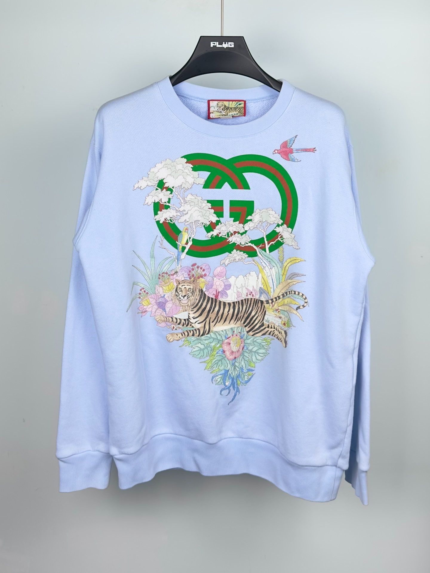 Gucci Gucci New Tiger Flower and Bird Logo Sweatshirt Size US M / EU 48-50 / 2 - 1 Thumbnail