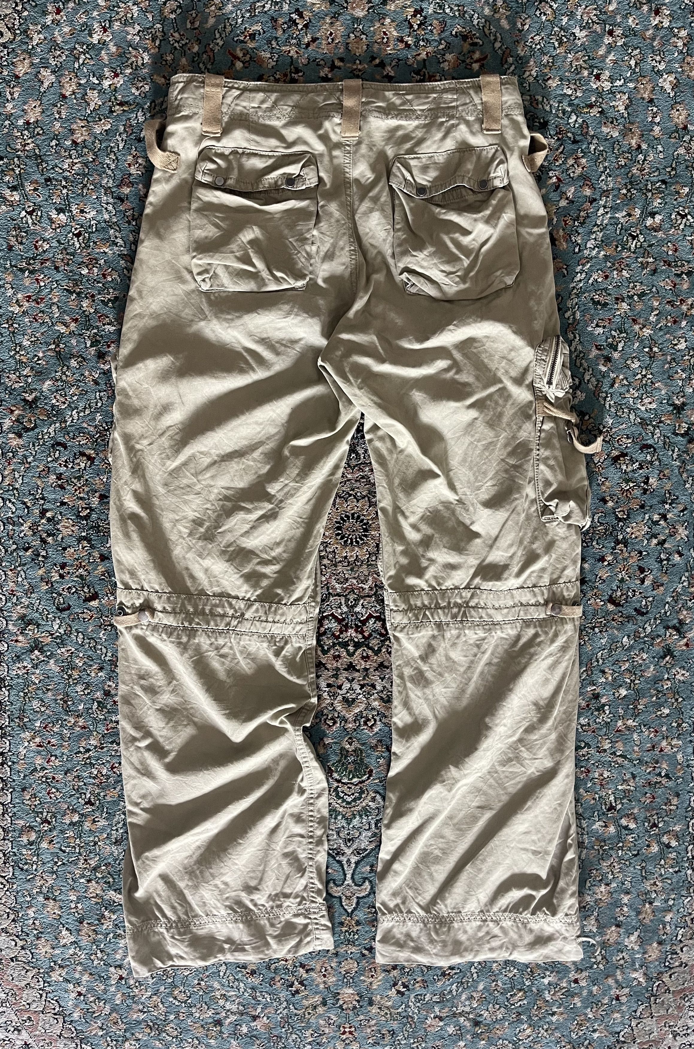 Polo Ralph Lauren Vtg Polo Multipocket Tactical Cargo Beige Sz 30 Travis Scott Size US 29 - 15 Thumbnail