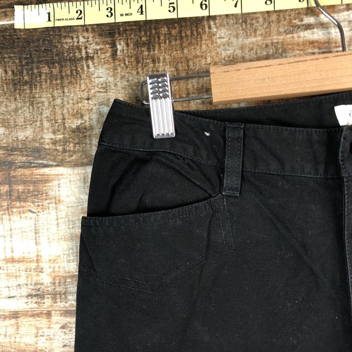 Japanese Brand A.V.V Black Cargo utility Multipocket Pants #A2436 Size 27" / US 4 / IT 40 - 7 Thumbnail