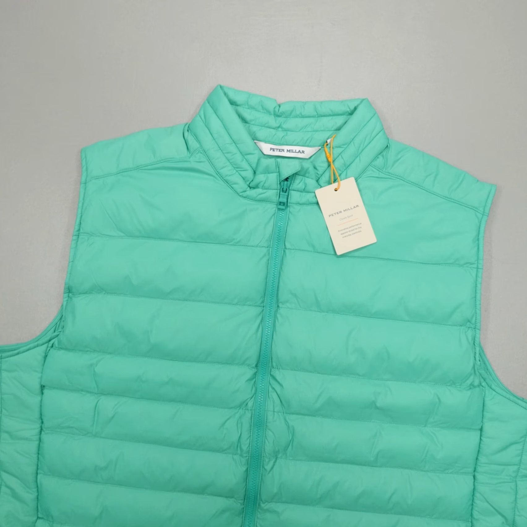 Peter Millar Peter Millar All Course Performance Full Zip Puffer Vest Mens M Meadow Green Jacket/Coat? Size US M / EU 48-50 / 2 - 2 Thumbnail