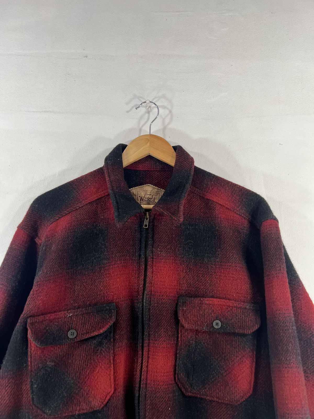 Woolrich Woolen Mills Vintage Wool Woolrich Full Zipper Jacket Size US L / EU 52-54 / 3 - 3 Thumbnail