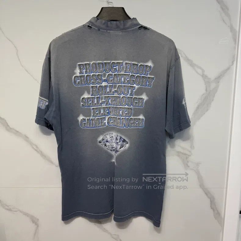 Balenciaga Balenciaga Alphabet Printed Aged Look Size US XS / EU 42 / 0 - 2 Thumbnail