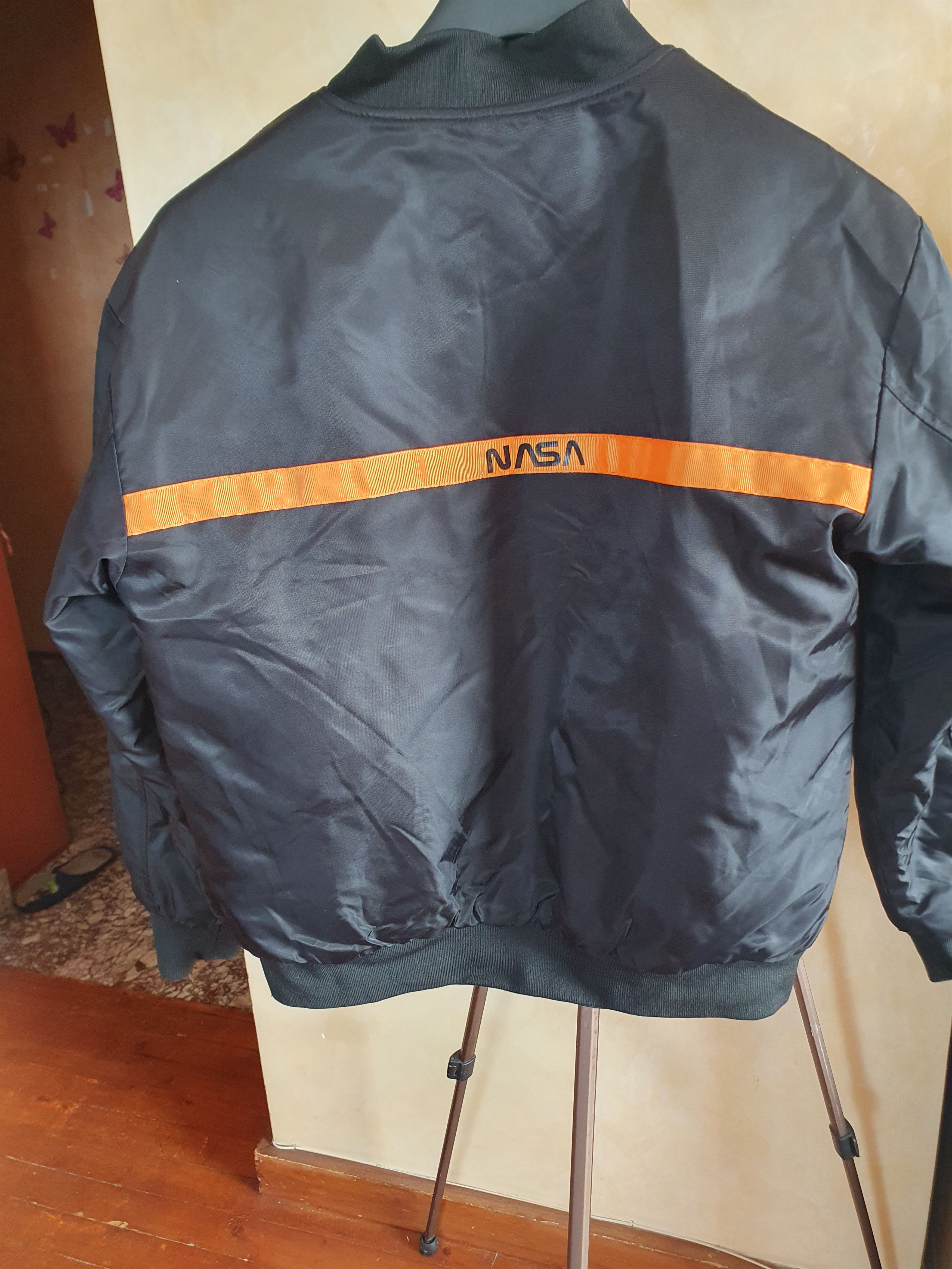 NASA Asstseries Nasa Bomber Jacket Space Aeronautics USFlag Size US S / EU 44-46 / 1 - 12 Thumbnail