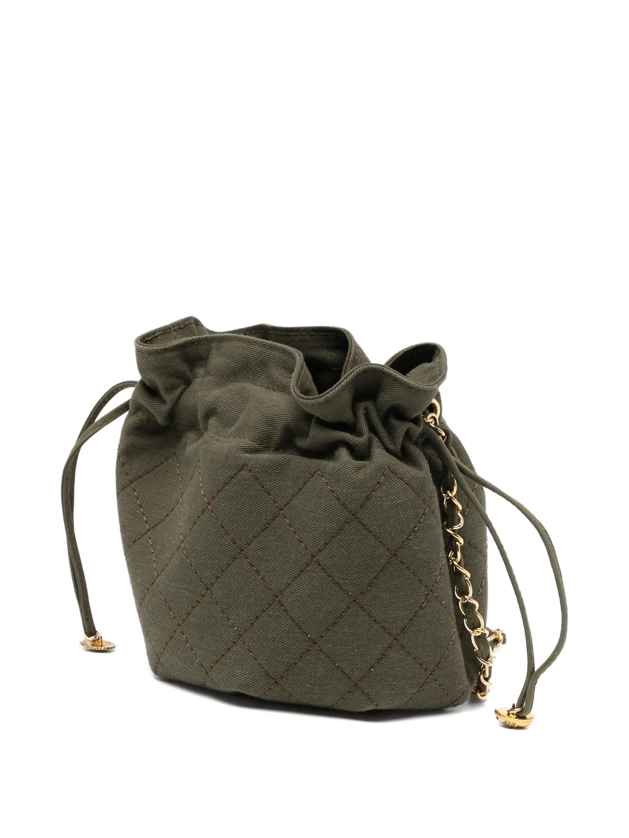 READYMADE READYMADE Quilted Embellished Military Canvas Crossbody Bag Size ONE SIZE - 4 Thumbnail