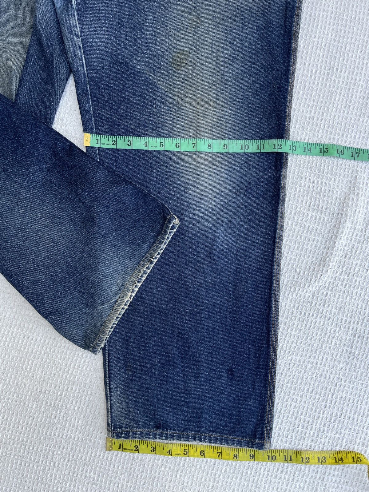 JNCO Rare Vintage 90s🔥JOHNNY BLAZE🔥Embroidered Baggy Jeans Size US 34 / EU 50 - 7 Thumbnail