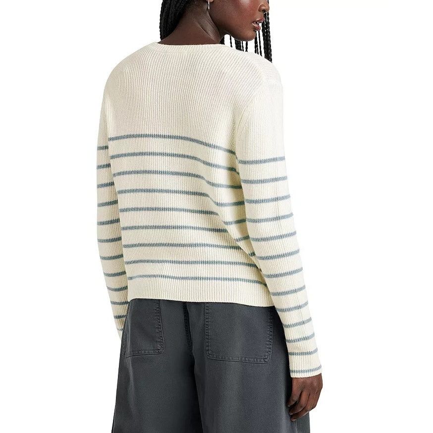 Splendid Splendid Women Ivory Viscose/Wool Crewneck Sweater Size XL Size XL / US 12-14 / IT 48-50 - 3 Thumbnail