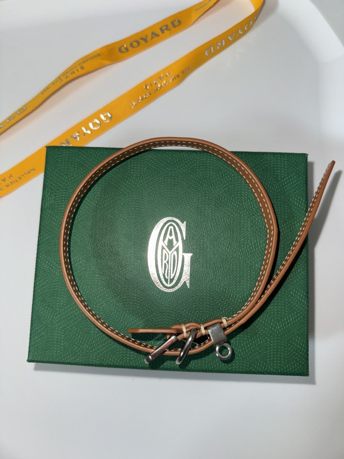 Goyard Goyard dog collar used for a photo and wiped off like NEW Size ONE SIZE - 18 Thumbnail